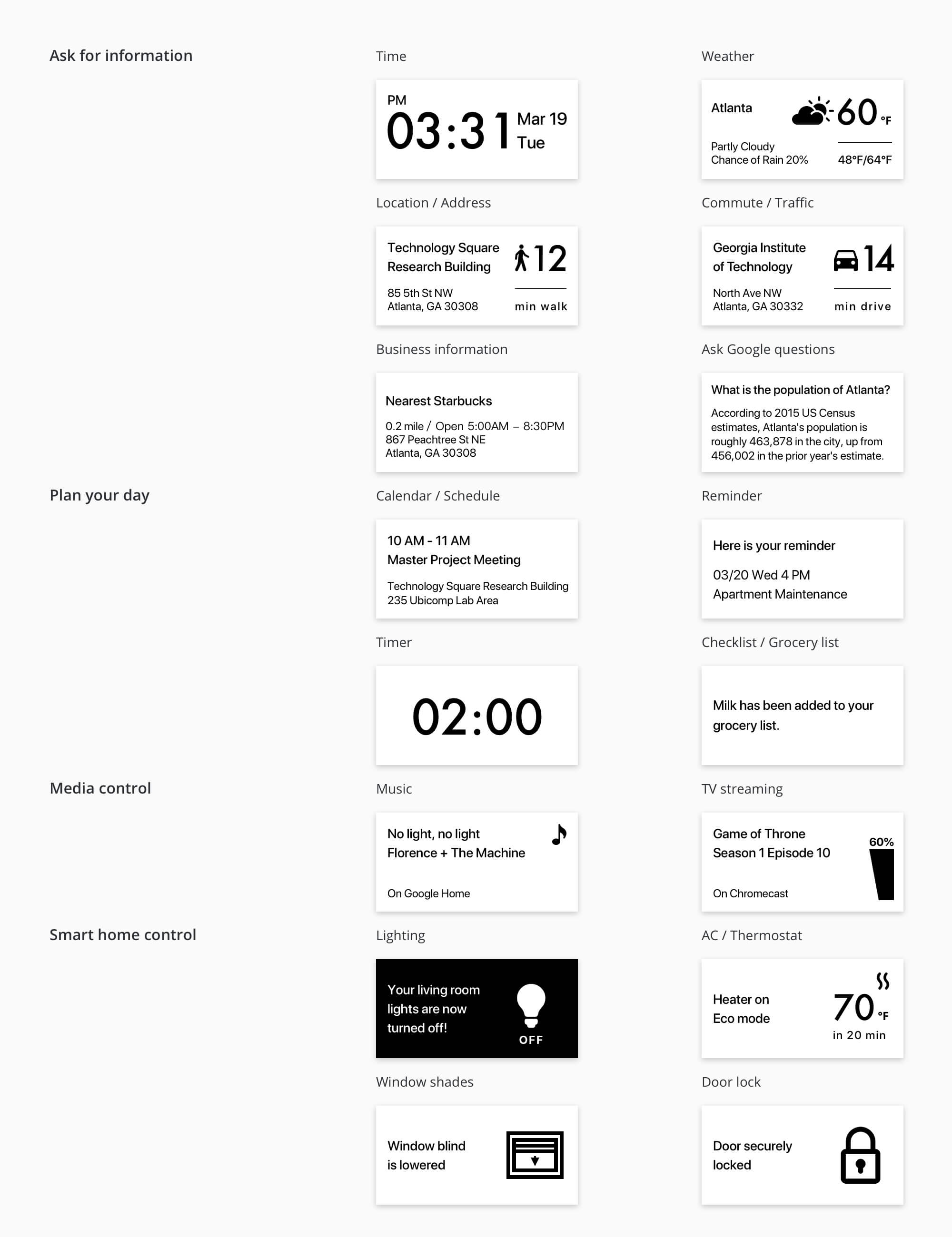 User Interfaces